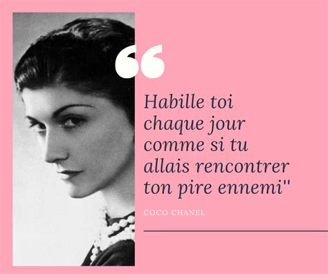 citation coco chanel habille toi|coco chanel phrases.